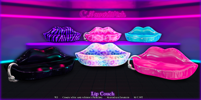 *NeverWish* Lip Couch - Fatpack