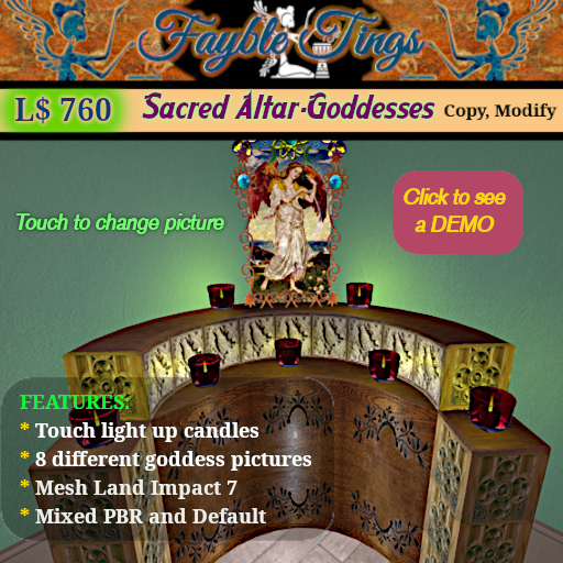 Sacred Altar -  The Goddesses