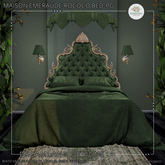 DD Maison Emeraude Rococo Bed-PG/ADD