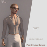 .:Bliss:. Deep Reverie Blouse Grey