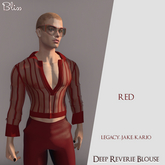 .:Bliss:. Deep Reverie Blouse Red