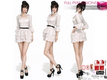 Full Perm Rose Dress for Ocacin, Slink, Maitreya, Belleza All, Ebody, Tonic, TMP, Fitmesh