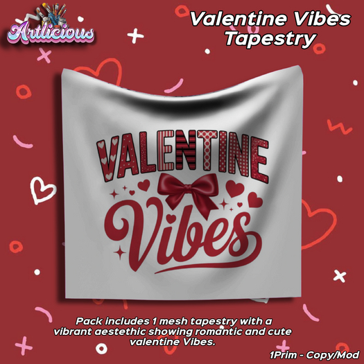 AL - Valentine Vibes Tapestry