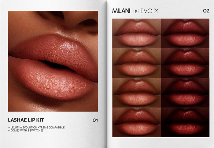 MILANI - "LASHAE" LIP KIT / DEMO