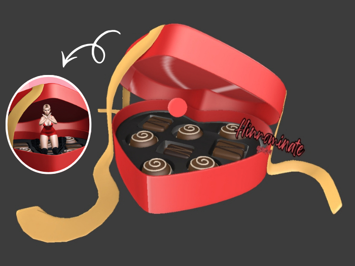 06 Box Of Chocolates RARE - Valentine Photo Props - Fanshii