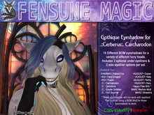 .:FM:. Cerberus Carcharodon Gothique Eyeshadow Set