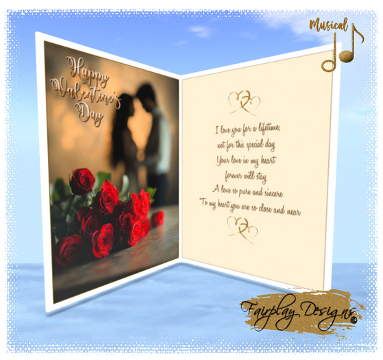 ~FDA~For a Lifetime Valentine Card~