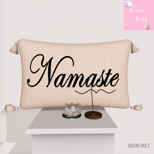 Zen Pillow With Tassel- Cream (Rezz)