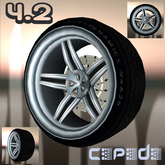 C>P>Dynamics V4.2 5 Spoke Carbon Style Rim [b]