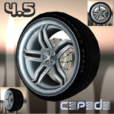 C>P>Dynamics V4.5 5 Spoke Carbon Style Rim [b]
