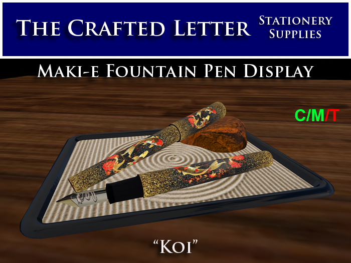 Maki-e Koi Pen Display