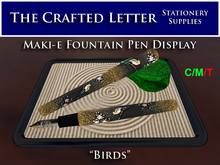 Maki-e Birds Pen Display