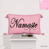 Zen Pillow With Tassel- Pink (Rezz)