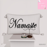Zen Pillow With Tassel- White (Rezz)
