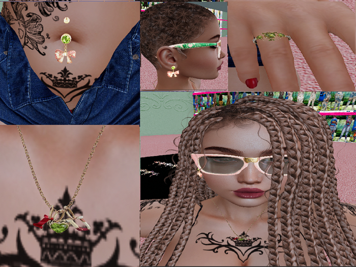 {CC} Birthstone Jewelry  (L, R, M, L-Ex)(Peridot)
