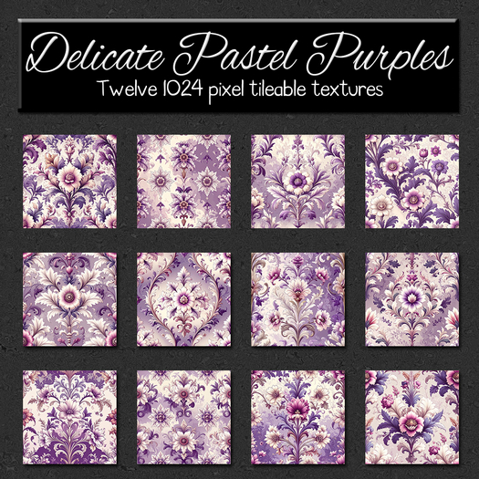 *Wallflowers* Delicate Pastel Purples