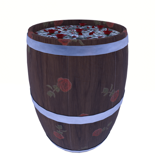 DFS Water Barrel - Rose Barrel (FSB#94)