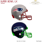 Super Bowl Transferable Unisex Seahawk&Patriots Helmets - (BOXED)