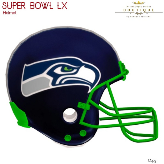 Super Bowl Unisex S.Hawk Helmet - BOXED (ADD)