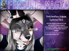 .:FM:. FH Vulpine Eyebrows Pack