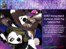 .:FM:. Martian Mutt/Sonder Pup Eyebrows Pack