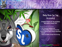 .:FM:. Baby Bean Ear Tag Accessory