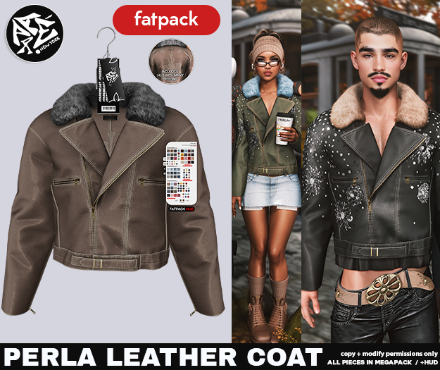 Pare.Perla Leather Coat - Fatpack