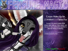 .:FM:. Fabled Fox Corpse Make-Up Set
