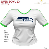 SUPER BOWL - S.HAWK LADIES JERSEY (BOXED)