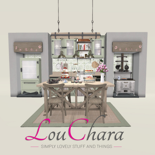 LouChara Celine Kitchen Diner Set 