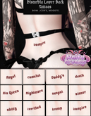 [PAIX] Disturbia Lower Back Tattoos - demo