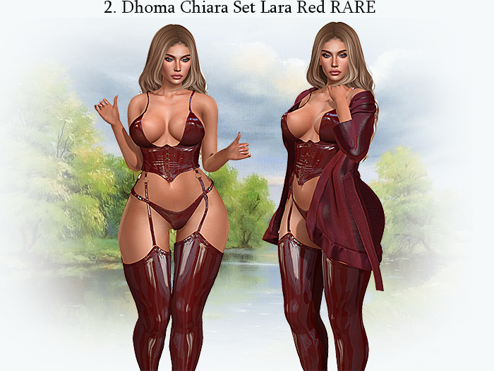 2. Dhoma Chiara Set Lara Red RARE