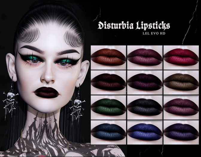 [PAIX] Disturbia Lipsticks - fatpack