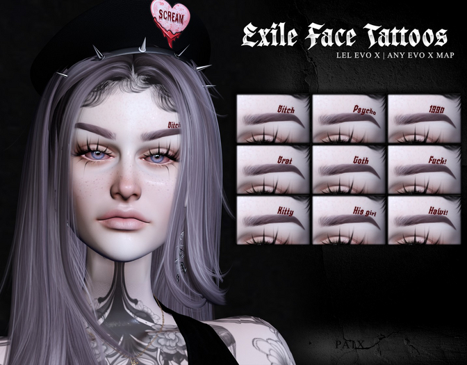 [PAIX] Exile Face Tattoos - [DEMO]