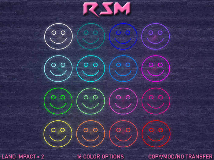 Neon Smiley