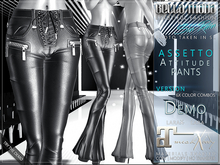 LaraX Lara DEMO Bella Moda - 6x Assetto Attitude Leather Pants