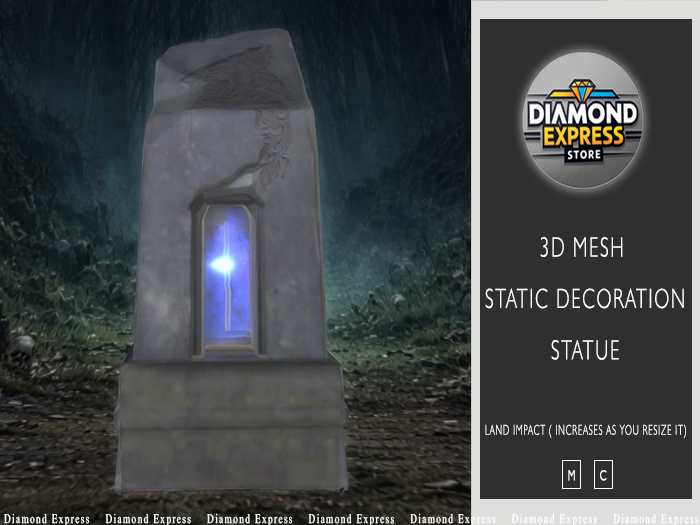 {DE} Fantasy Runestone - 3D Mesh