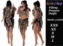 Crazy Viking Peasant Outfit Women