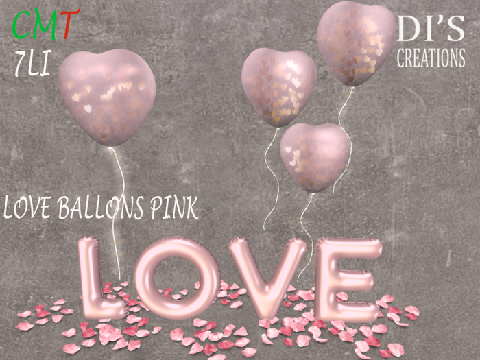 LOVE BALLONS PINK
