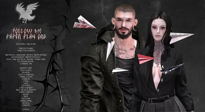 Cherry//Crow/Follow Me paper plan Orb Add