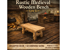 Medieval Wooden Bench