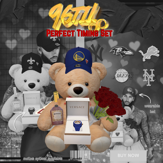 96til - perfect timing bear - warriors