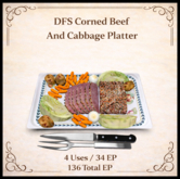 DFS Corned Beef And Cabbage Platter - ACTUAL ITEM
