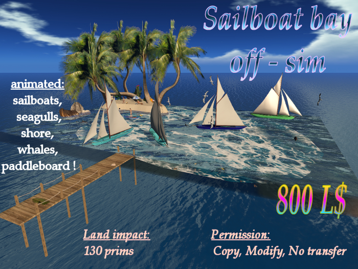 Sailboat bay Off-sim