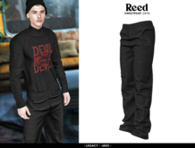 REED - ZAYN SWEATPANT BLACK (wear me)