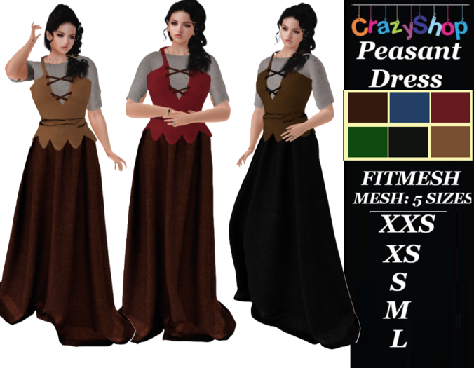 Crazy Peasant Dress