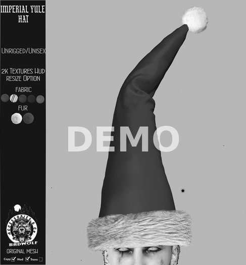 DEMO Badwolf - Imperial Yule Hat (Add)
