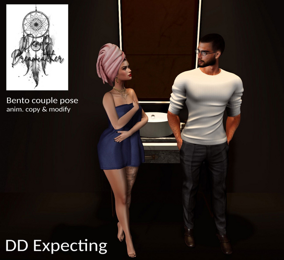 DD Expecting - Bento couple pose