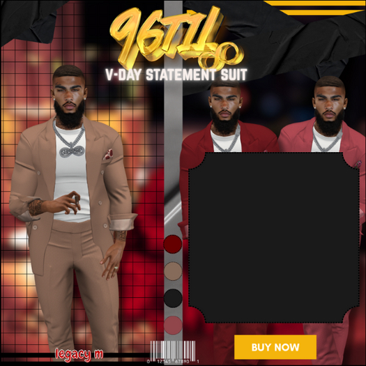 vday statement suit - midnite