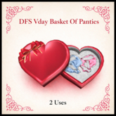 DFS Vday Box Of Panties - ACTUAL ITEM